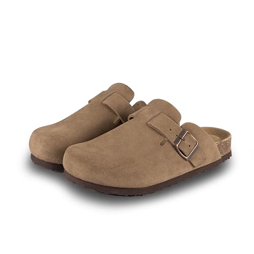 Image of EMMA NEW YORK Womens Clogs Mules Slip-On for Women with Arch Support Cork Footbed Potato Shoes
