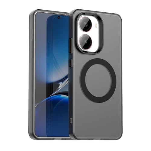 Pzwoxukhov Compatible with Xiaomi Poco X7 Pro 5G Case Cover,Compatible with Magsafe,Shockproof Magnetic Phone Case，Compatible with Redmi Turbo 4 5G Case Black