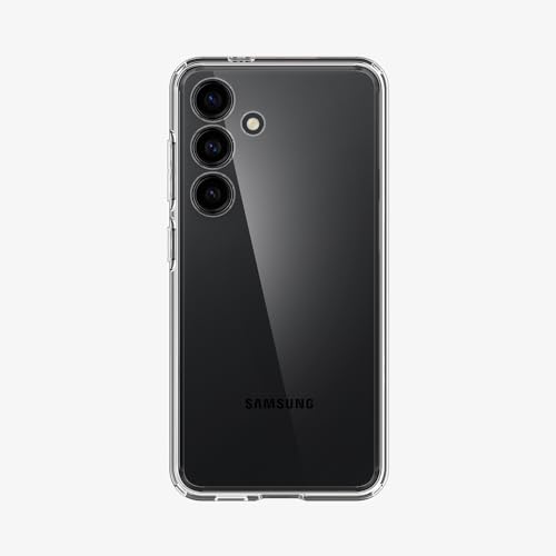 Spigen Ultra Hybrid for Samsung Galaxy S24 Case, Transparent Galaxy S24 Back Cover (2024) - TPU+Poly Carbonate｜Crystal Clear