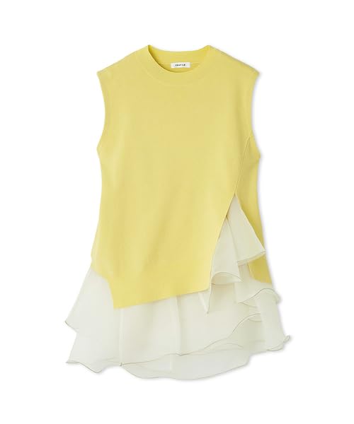 FRAY I.D(フレイ アイディー) ラッフルフリルレイヤーニットFWNT254196レディース