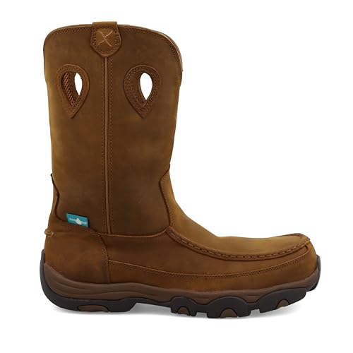 Twisted X Men's 11" Comp Toe Boot - Pull-On Cowboy Boots Made with Composite Safety Toe, Full-Grain Leather Vamp and Shaft, Toe Cap and Heel Kick, and Reinforced Pull Holes4