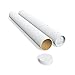 STAPLES Mailing Tubes, 3” x 24”, White, Document & Poster‑Safe Shipping Tubes — 12/Box (11628)