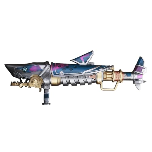 Munetoshi 25.5 Foam Fishbones Jinx Video Game League Costume Legends Cosplay Prop Arcane Blue