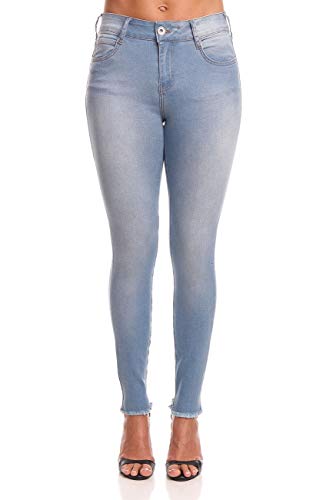 Calça jeans Bia, Colcci, Feminino, Azul (Índigo), 44