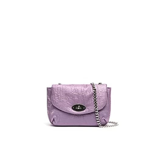 MISAKO Space bolso de fiesta con correa - Bolso de fiesta mujer - Bolsos de noche, eventos, formal, informal Space Lila 13 X 19 X 5 cm