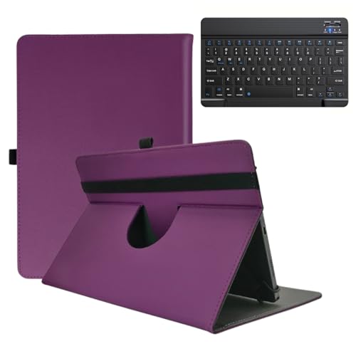 For Alphawolf LPad3A 11 �C���` �^�u���b�g�J�o�[ 9�`11�C���` �ėp�^�u���b�g�P�[�X �X�^���h�@�\�t�� �l���Œ� �Ɨ��^Bluetooth�����L�[�{�[�h�t�� �y�� ����PU���U�[ �ی�P�[�X �E���ȒP �p�x�����\ (3-�p�[�v��