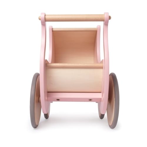 Image of Kinderfeets Pram Walker - Toy Stroller for for Babies, Kids, and Toddlers | Sustainable and Eco-Friendly | 2-in-1 Walker and Stroller Design