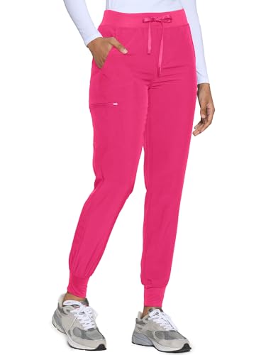 Image of COZYFIT Womens Scrub Pants - Soft Stretch Yoga Style with 5 Pockets, Slim Fit Jogger Scrubs Pants for Women