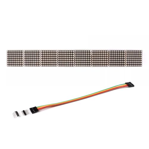 MAX7219 8x8 LED�h�b�g�}�g���b�N�X�}�C�N���R���g���[���[�����p�̕\�����W���[��