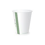 Vegware Compostable 16oz PLA-lined Paper Cold Cups, Case of 1000, Sustainable Board, Strong, Light Perfect for Fountain Drinks, Smoothies, Snacks or Iced Coffee, Lids Available, Disposable