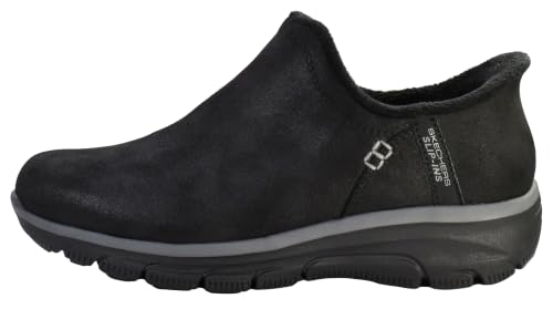 Image of Skechers Women's Easy Going Modern Hour Slip-Ins | Hands Free Slip-Ins, Air-Cooled Memory Foam, Relaxed Fit, Faux Fur Lining, Water Repellent, Vegan