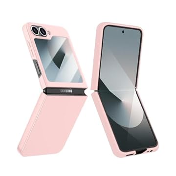 Puxssul Capa fina para Samsung Z Flip 6, capa rígida de policarbonato antiarranhões à prova de choque para meninas e mulheres capas protetoras para Samsung Galaxy Z Flip 6, sensação de telefone nua,