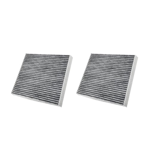 Filtro de aire de habitáculo para Hyundai Sonata 2011 a 2014, set de 2 piezas de fibra de carbono