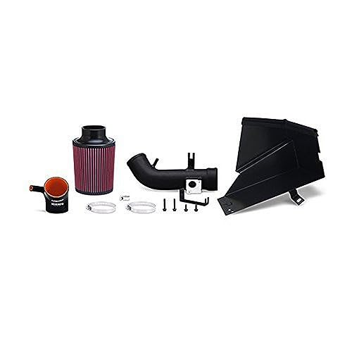 Image of Mishimoto MMAI-CIV-06SIHWBK Performance Air Intake w Heatshield Fits Honda Civic Si 2006-2011 Wrinkle Black