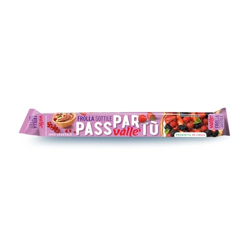 VALLE' ITALIA Vallé, Base di Pasta Frolla Sottile per Ricette Dolci e Salate, Friabile e Leggera, Senza Grassi Idrogenati né Conservanti, 100% Vegetale. Confezione da 230g