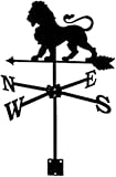 YXKJHH Weathervane Metal Retro Wind Vane Made Stainless Steel Material Measure Wind Direction for Home Garden Garage，