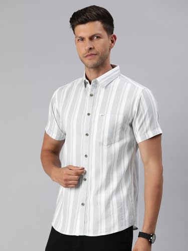 Image of Majestic Man Men's Cotton Slim Fit Shirt
