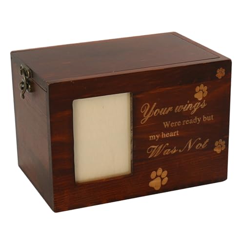 La Mejor Lista de Cajas de ceniza Top 10. 49 Ameble Urna Personalizada para Mascotas, Caja para Cenizas de Perro, urna Personalizada para Cenizas de Gato, Caja Madera para Perro, urnas conmemorativas para cremación Gatos y...