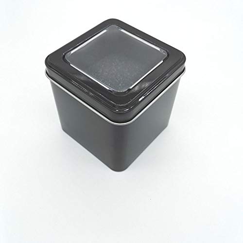 Anncus Watch Box Storage Case Iron Metal Transparent Window Top Display Gifts TIn F20173600