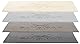 Sansibar Badematte 50x80 cm – Badvorleger, Badteppich aus Reiner Baumwolle – Oeko-TEX, rutschfest und waschbar – Sylt-Design - Sand