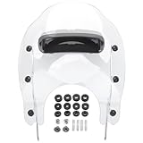 に適合するハーレー ロードキング FLHR/I 1994-2022年式用 フロントウインドシールド ウインドデフレクター スポイラー スクリーンプロテクターパーツ 風防 ウインドスクリーン(カラー3)