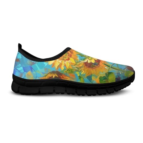 Image of Women's Loafers Slip On Slip Shoe Casual Walking Shoes Non Slip Work Shoes Mesh Athletic Sneakers