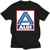 Aldi T Shirt Logo Store aldi Supermarket Redneck cadi car Park Products Food Purchase Black S