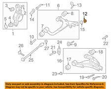 Genuine LAND ROVER REAR UPPER CONTROL ARM BOLT & NUT RANGE ROVER SPORT 05-13 LR3 LR4 RYG000384 RYH500191