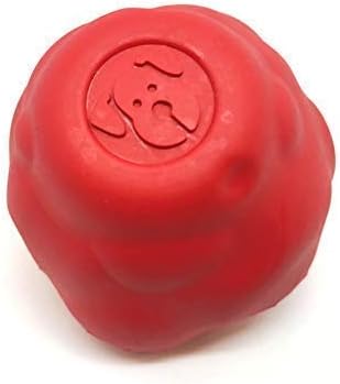SodaPupSpotnik Asteroid - Durable Dog Ball Toy & Chew Toy Made in USA from Non-Toxic, Pet Safe, Food Safe Natural Rubber Material for Bonding, Mental & Physical Exercise, Problem Chewing, & More