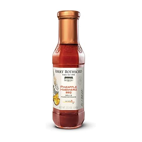 Robert Rothschild Farm Spicy Pineapple Habanero BBQ Sauce – Grill and Finishing Sauce – 12.3 Oz Cover