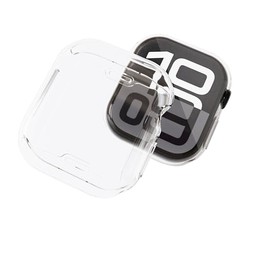 DULIPING 2 Pack 42mm Screen Protector Compatible with Apple Watch Series 11/10 Soft TPU Protective Case Full Coverage Bumper Shell for iWatch 42mm