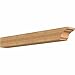 Ekena Millwork RFT06X06X48PEC00SWR Pescadero Smooth Rustic Wood Rafter Tails