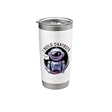 I Build Chatbots - AI Chatbot creator Designer Cartoon Ai Stainless Steel Insulated Tumbler