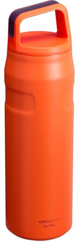 Image of Stanley IceFlow Cap and Carry Water Bottle | Wide Mouth Twist Lid | Lightweight & Leakproof for Travel & Sports | Insulated Stainless Steel | BPA-Free