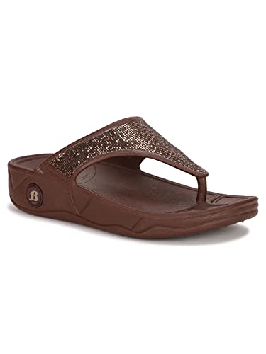 Sandak womens KAFI Brown Slipper – 4 UK(5724714)