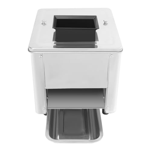 Máquina eléctrica cortadora de carne 330lb/h acero miniatura 2
