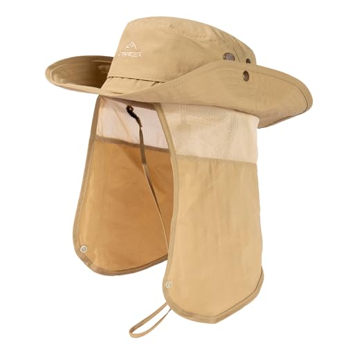 Image of Comhats Oversized XL XXL Waterproof UPF50+ Neck Flap Protection Cover Wide Brim Golf Packable Sun Hats for Men