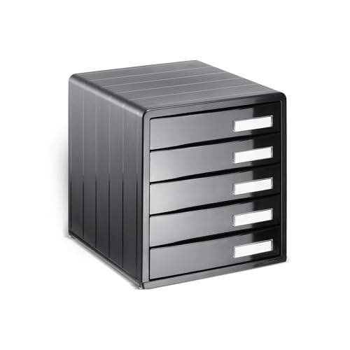 Rotho Timeless Schubladenbox / Bürobox mit 5 Schüben...