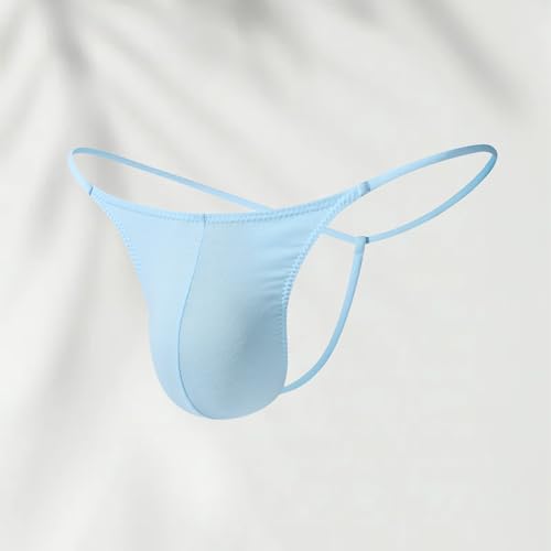 3 Pack Men's Cotton G-String Thong Ultimate Lightweight Breathable Comfort Low Rise4