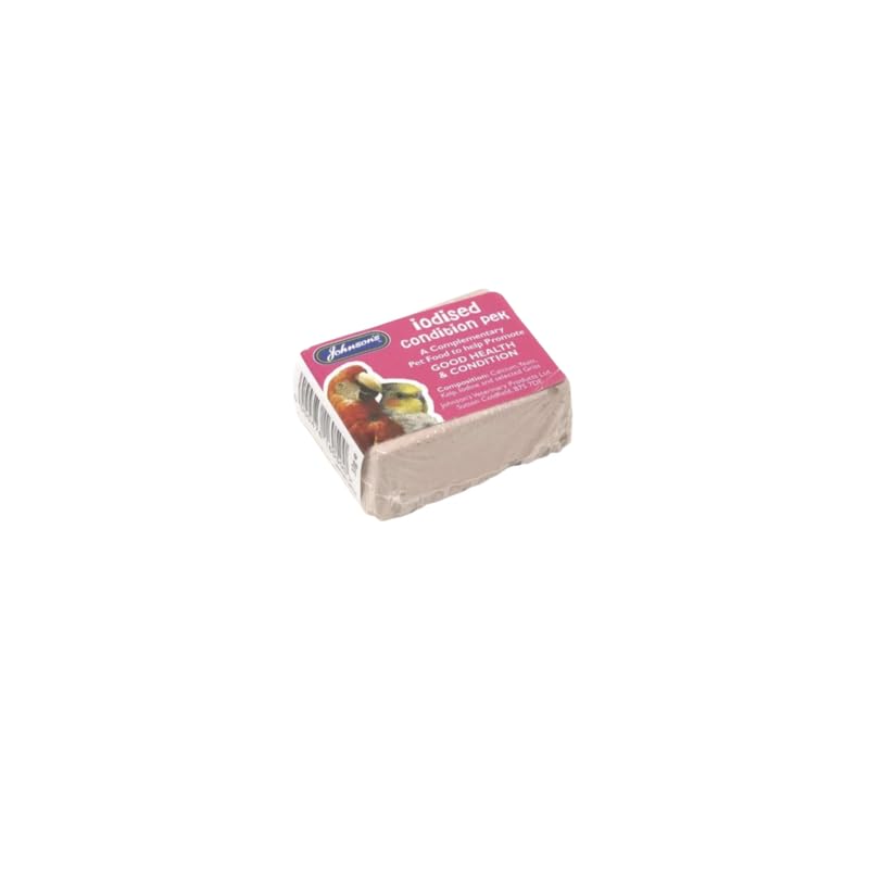 Vet Iodised Condition Pack for Caged Birds β Iodine, Calcium & Seaweed Blend for Gut Balance & Daily Care β For Budgies, Parrots, FinchesβChunk Format β Pack of 1, 2, 3, 4, 5, 6, 8, or 10_Pack Of 1