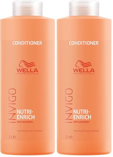 Image of Wella Professionals Invigo Nutri-Enrich Deep Nourishing Conditioner(1000ml) (Pack of 2)
