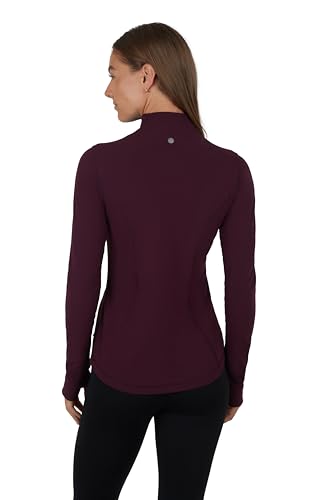 Yogalicious JY85190 Womens Ultra Soft Lightweight Full Zip Yoga Jacket thumb #2