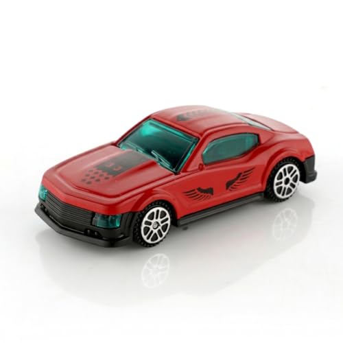 Image of Chanak Die-cast Car - Metal Pull Back Toy Car with Smooth Wheels - Racing Toy with Zinc Alloy Body - Pull Back Sports Cars with Smooth Edges - Vehicle Toys Cars - Gift for Kids 3+ Year (Red)