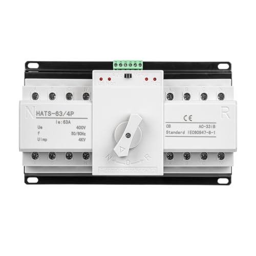 Commutateur de transfert automatique HATS-63/4P pour sécuriser l'électricité de votre maison