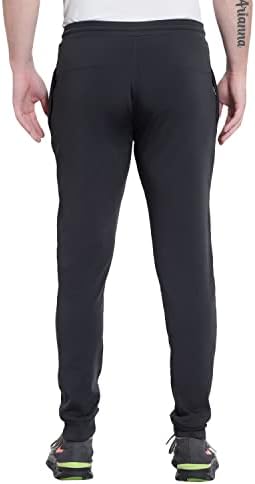 BLUE STAR SHARK Men's Slim Fit Track Pants – Joggers for Running, Gym, Sports, and Casual Wear | Multipurpose Activewear Lower for Men & Boys | Stylish Summer Trousers & Night Pants