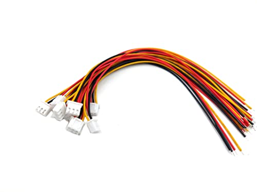daier 20 Sets Jst Xh 2.54 3 Pin Connector Plug Male miniatura 3