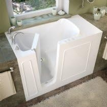 26X53 Left Drain Soaking Walk-In Bathtub 2653LWS Soaking Tub