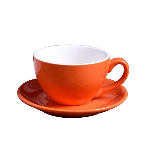 KFXYSM Tazas de Cafe,Coffee Cup 220 ml Cappuccino Taza de café con Leche Copas de Flor de cerámica Tazas de café Taza de café Simples(G304863)