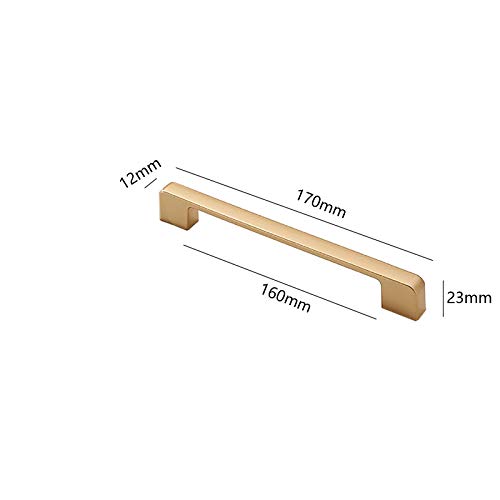 Cabinet Pulls Dresser Drawer Pulls Wardrobe Door Kitchen Cupboard Pulls, Zinc Alloy Furniture Handles Pulls Hole Center 160mm,1 Pcs - Image 2
