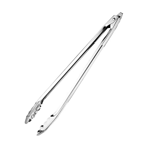 Vogue Stainless Steel Spring Loaded Tongs Cover